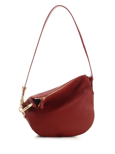 Shop Burberry Knight Small Shoulder Bag In Red