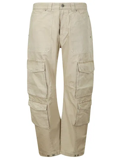 Shop Golden Goose Journey Ms Cargo Pant Cargo Cotton Garmment Dyed In Trench Coat