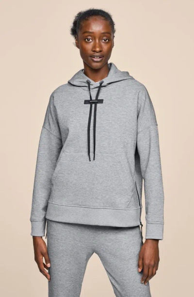 On Recycled Polyester Blend Hoodie In Grey