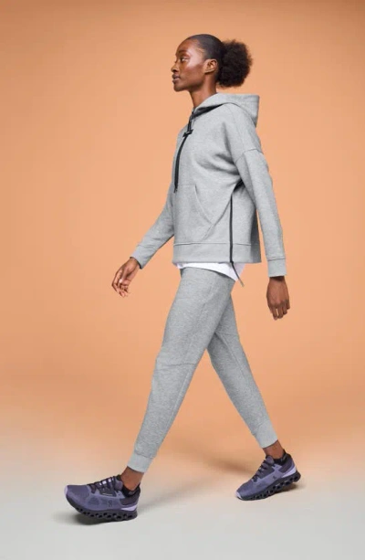 On Recycled Polyester Blend Hoodie In Grey