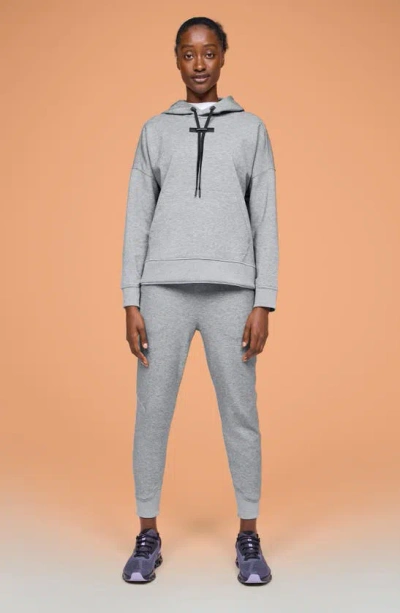 On Recycled Polyester Blend Hoodie In Grey