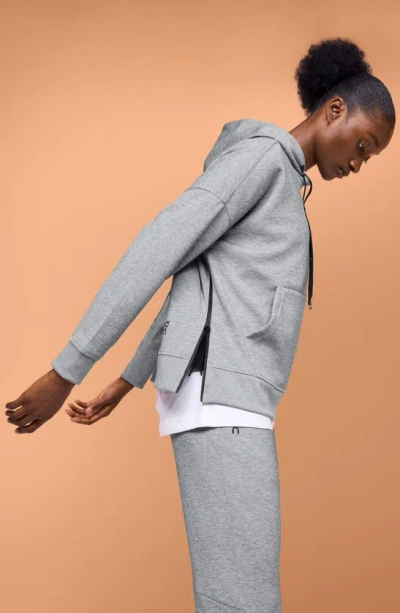 On Recycled Polyester Blend Hoodie In Grey