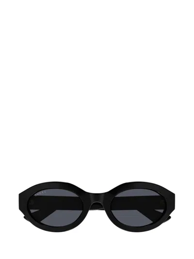 Shop Gucci Eyewear Geometric In Black