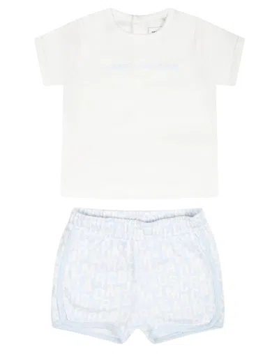 Shop The Marc Jacobs Marc Jacobs Kids Logo In Blue