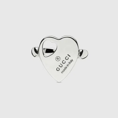 Shop Gucci Trademark Heart Ring In Undefined