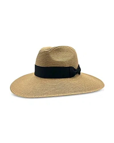 Physician Endorsed Cordoba Packable Straw Hat In Tan/black