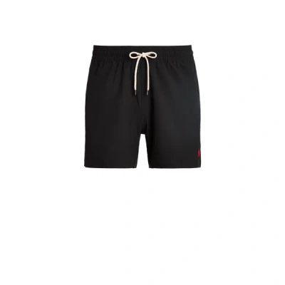 Polo Ralph Lauren Classic Traveler Swim Shorts 14.6 Cm Black In Black