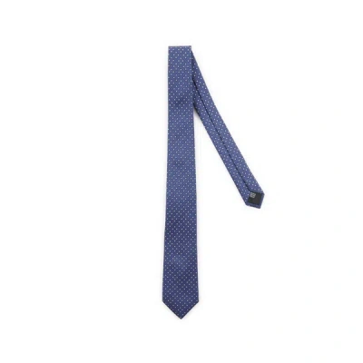 Shop Cerruti 1881 Silk Patterned Tie In Blue