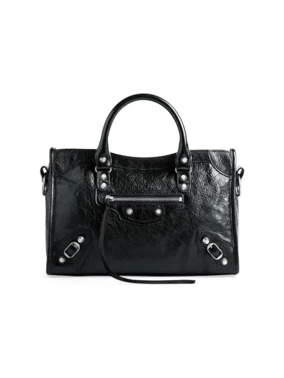 Shop Balenciaga Women's Le City Small Tote Bag In Black