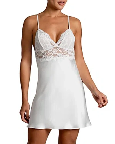Shop In Bloom By Jonquil Love Me Now Satin Chemise In Ivory