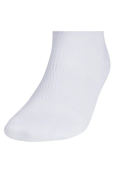 Shop Adidas Originals 6-pack Superlite Quarter Socks In White/ Black