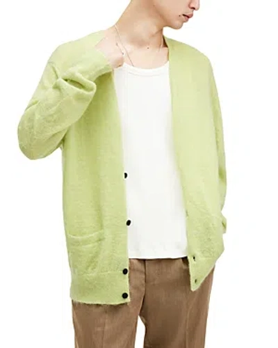 Shop Allsaints Kennedy Cardigan Sweater In Light Green