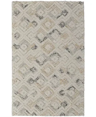Shop Feizy Anica Anc8004f Area Rug, 2' X 3' In Ivory/grey