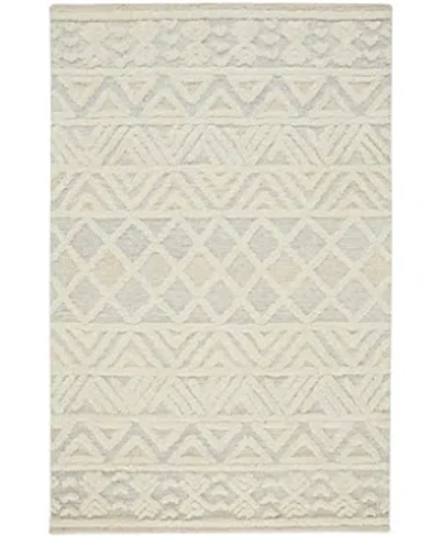 Shop Feizy Anica Anc8005f Area Rug, 8' X 10' In Ivory/blue