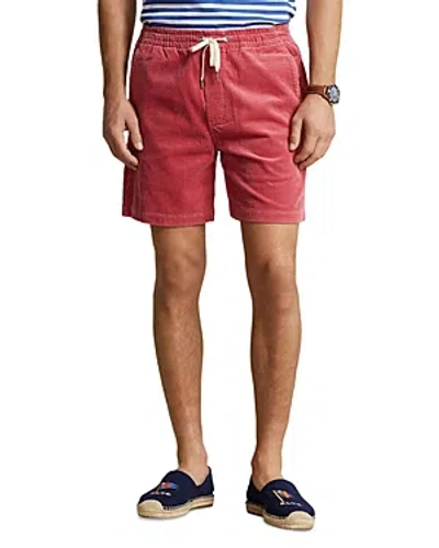 Shop Polo Ralph Lauren 6 Polo Prepster Corduroy Shorts In Red
