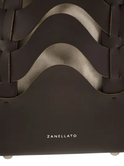 Shop Zanellato Dune Amar S Handbag In 棕色的