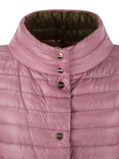 Shop Herno Ultralight Reversible Down Jacket In Pink