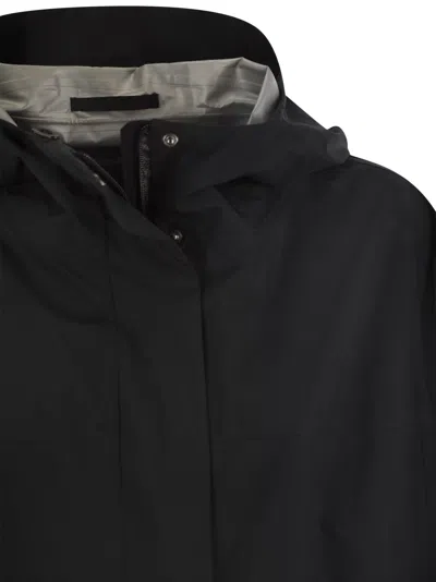 Shop Herno Laminar Parka With Hood In Black