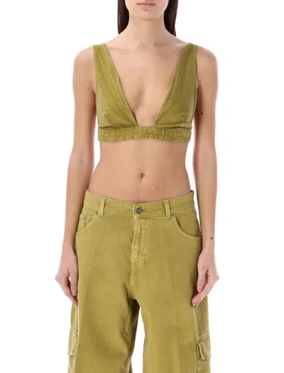 Shop Haikure Tessa Bra Top In Olive