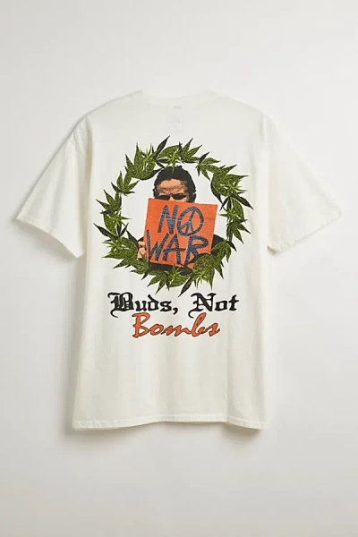 Shop Urban Outfitters No War Tee In White, Men's At