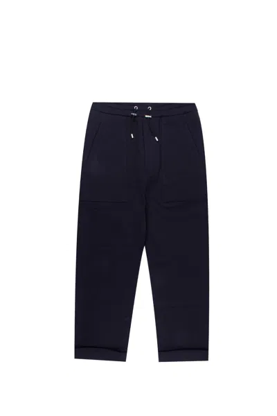 Shop Balmain Cotton Pants In Black