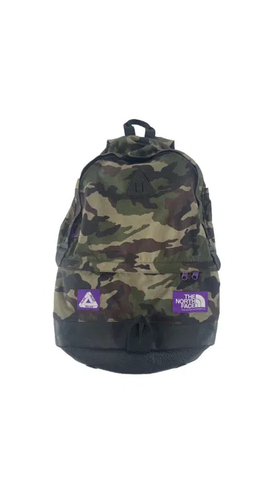 Pre-owned Palace X The North Face Purple Label Cordura Nylon Day Pack Multi Section Backpack In Camo