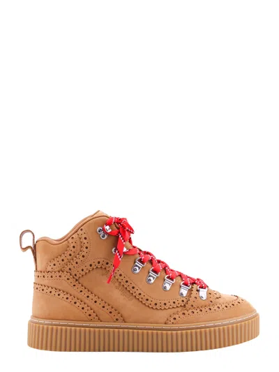Shop Palm Angels Hiking Boots In Beige