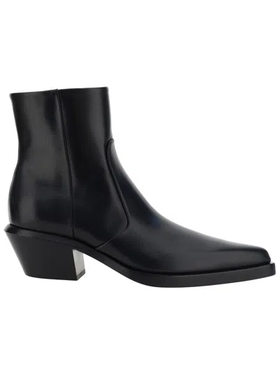 Shop Off-white Black Texan Ankle Boot