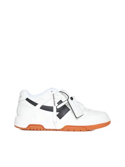 Shop Off-white Out Of Office Leather Low-top Sneakers