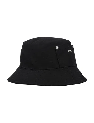 Shop Apc A.p.c. Bob Thais Bucket Hat In Black