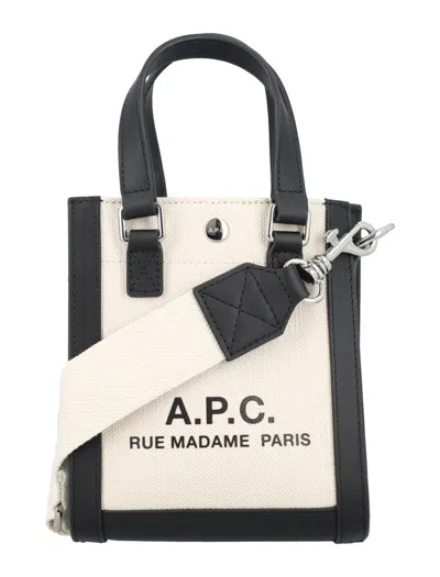 Shop Apc A.p.c. Cabas Camille 2.0 Mini Tote Bag In Beige