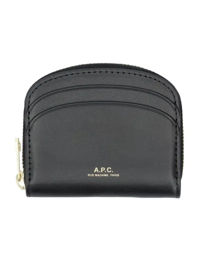 Shop Apc A.p.c. Compact Demi-lune Mini In Black