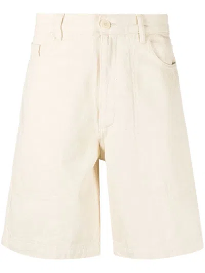 Shop Apc A.p.c. Cotton Shorts In Beige