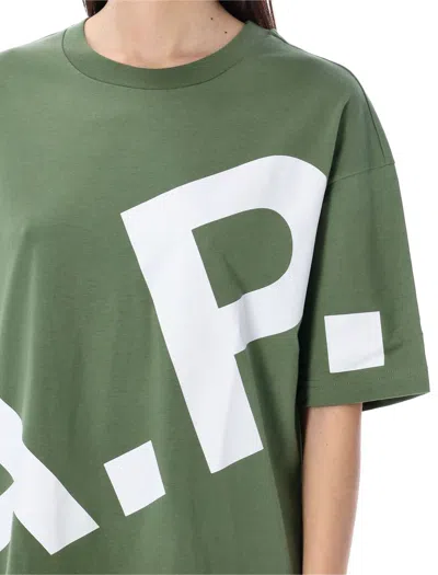 Shop Apc A.p.c. Lisandre T-shirt In Gray/green