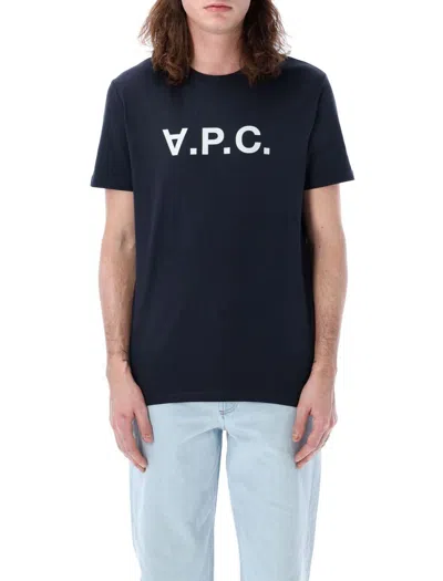 Shop Apc A.p.c. Vpc Color T-shirt In Dark Navy