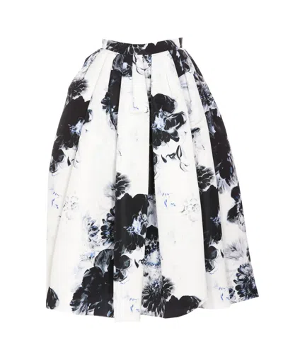 Shop Alexander Mcqueen Skirts In White