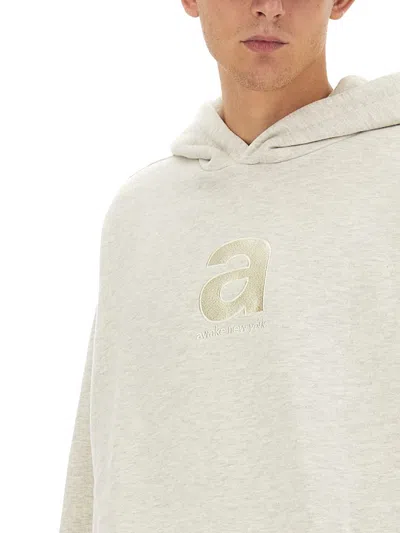 Shop Awake Ny Sweatshirt With Logo In Grey