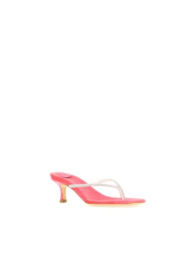 Shop Bettina Vermillon Sandals In Rose