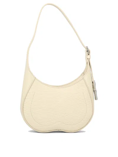 Shop Burberry "small Chess" Shoulder Bag In White