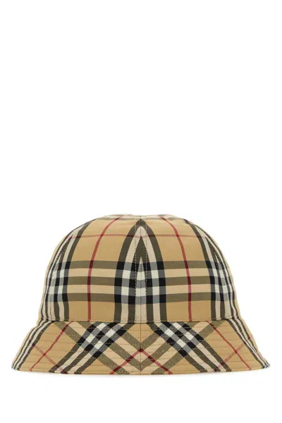 Shop Burberry Hats And Headbands In Checked