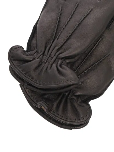 Shop Claudio Orciani Gloves In Black
