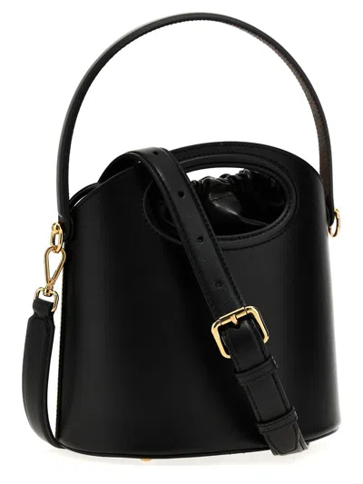 Shop Etro 'saturno' Bucket Bag In Black