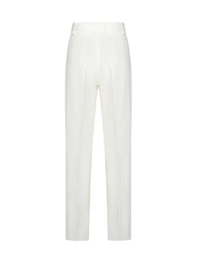 Shop Fabiana Filippi Trousers In White
