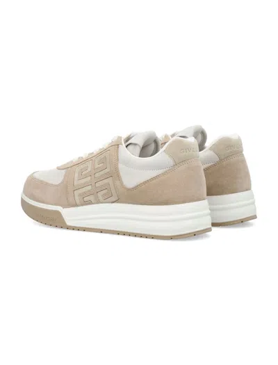 Shop Givenchy G4 Low Sneakers In Beige/white