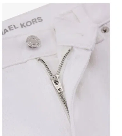 Shop Michael Kors Trousers In Optic White