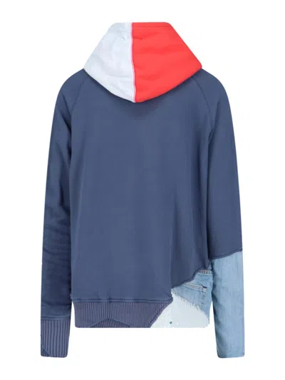 Shop Greg Lauren Sweaters In Blue