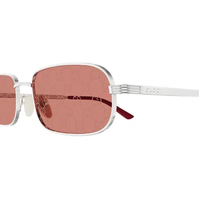 Gucci Eyewear Sunglasses In Silver