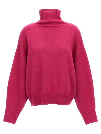 Shop Isabel Marant 'aspen' Sweater In Fuchsia