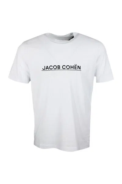 Shop Jacob Cohen T-shirts And Polos In White