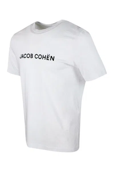Shop Jacob Cohen T-shirts And Polos In White